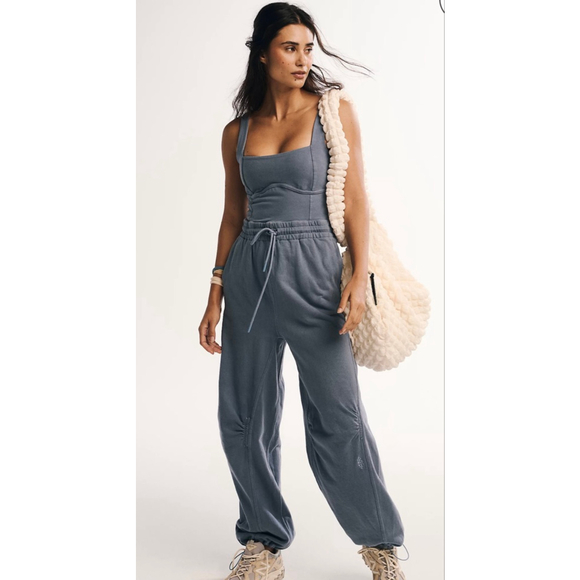 FP Movement by Free People Inbound Onesie NWT Skyline Large - Picture 1 of 6
